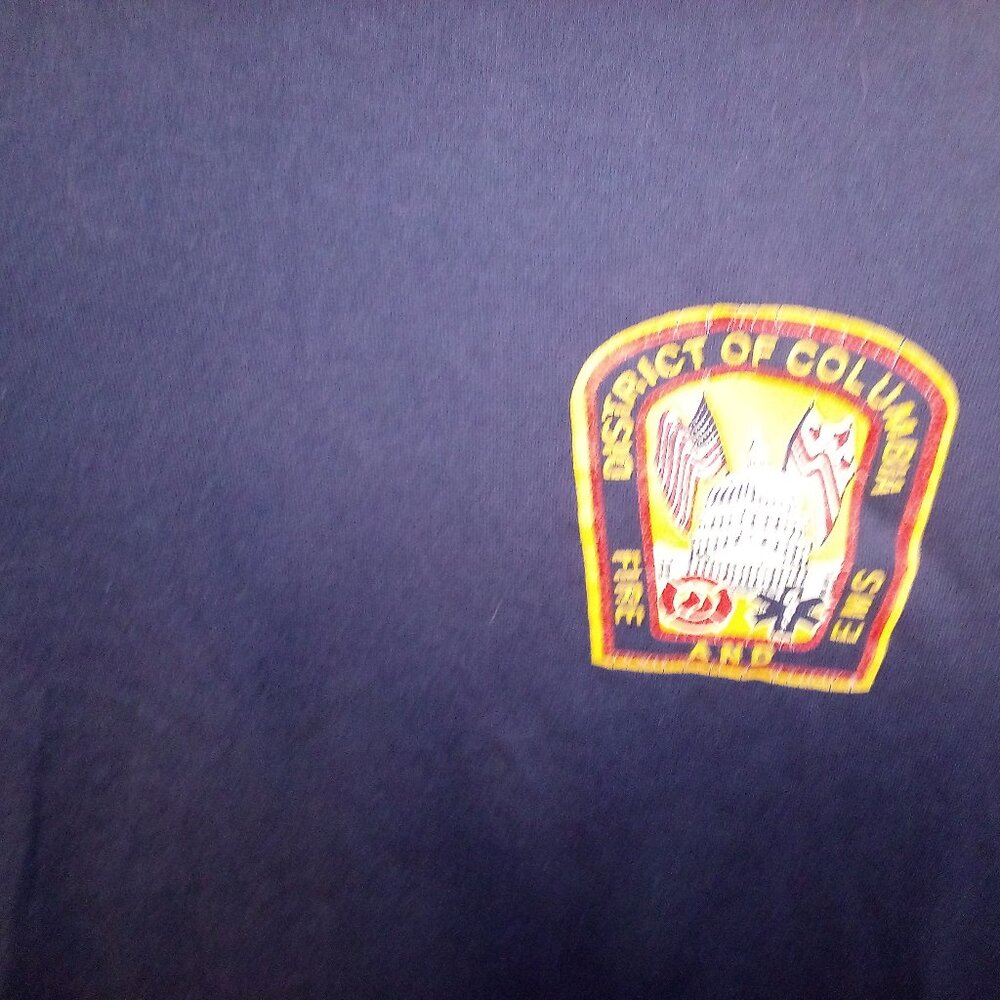WASHINGTON, DC , DISTRICT OF COLUMBIA FIRE DEPT OFFICIAL TEE XL   VGC